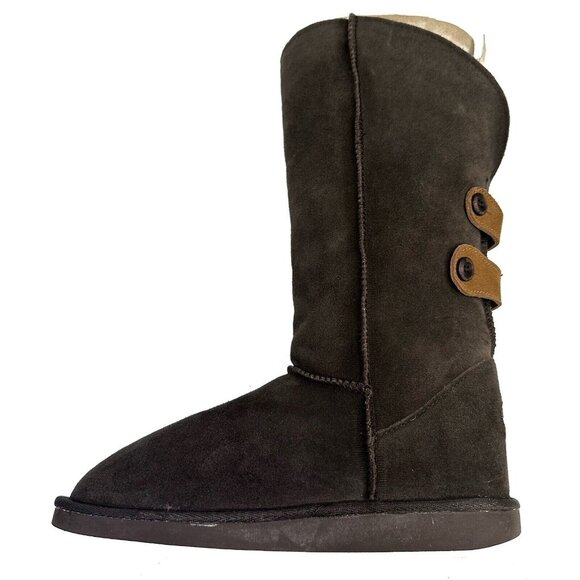 Emu Wool Zoe Women's Winter Boots Merino Wool Lining Gray Suede Size 8 W20221 - Picture 7 of 14